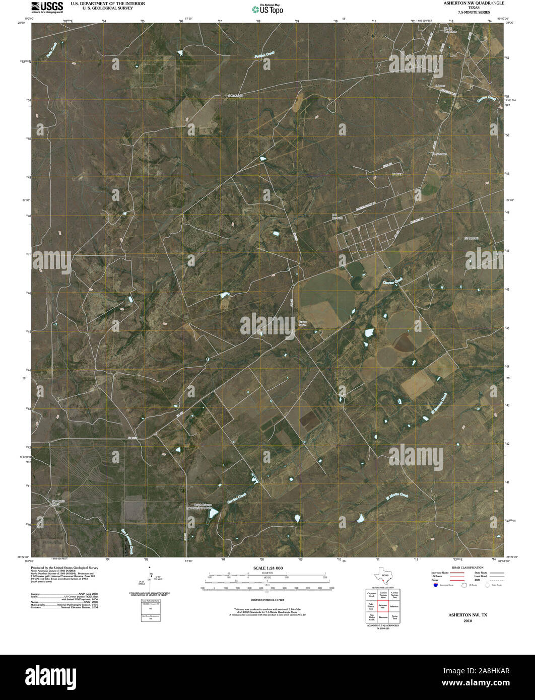 Asherton texas map hires stock photography and images Alamy