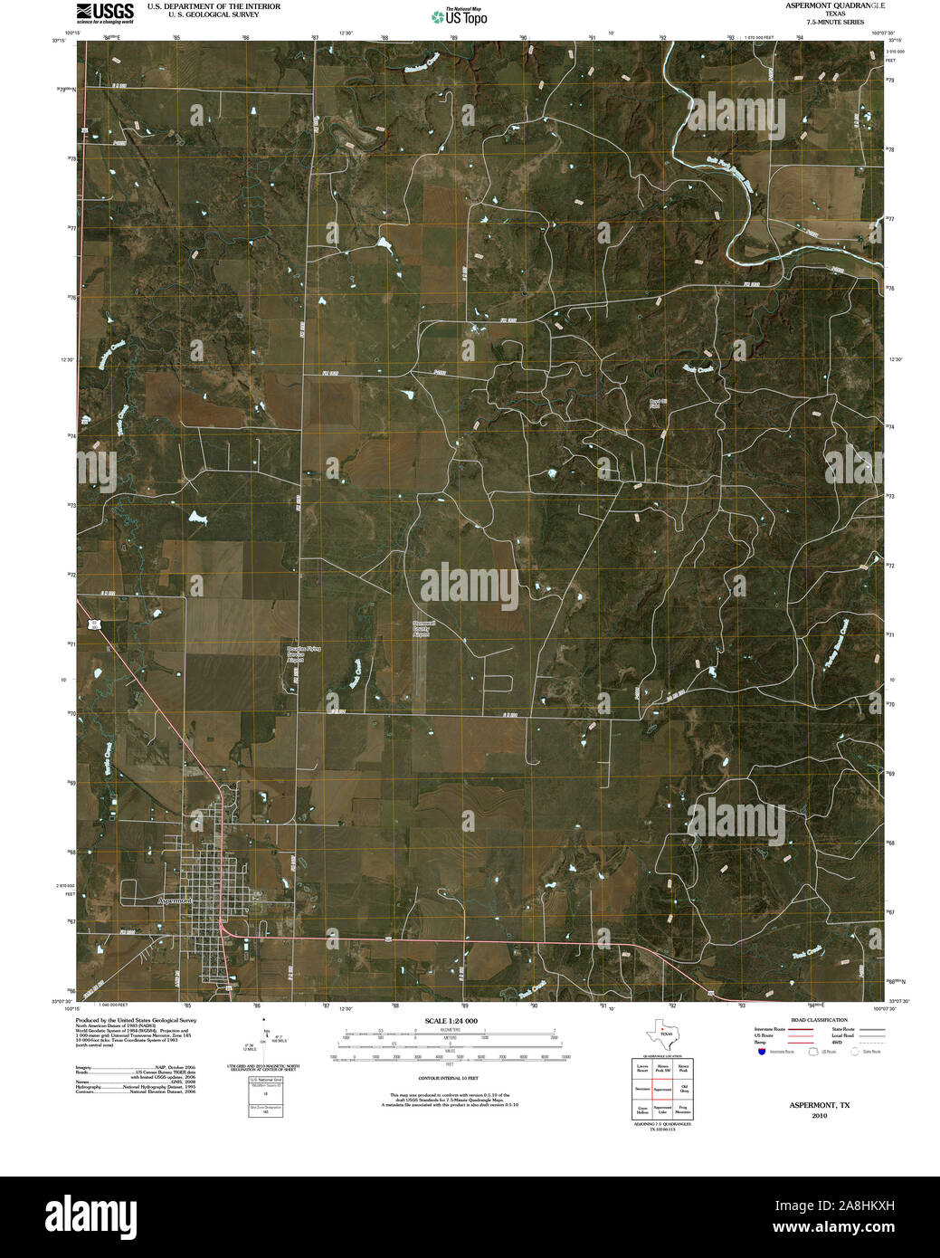 Map of aspermont Cut Out Stock Images & Pictures Alamy