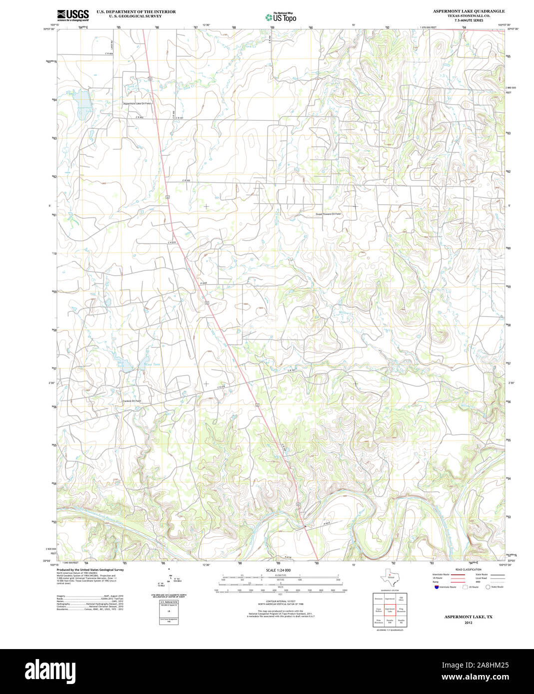Map of aspermont Cut Out Stock Images & Pictures Alamy