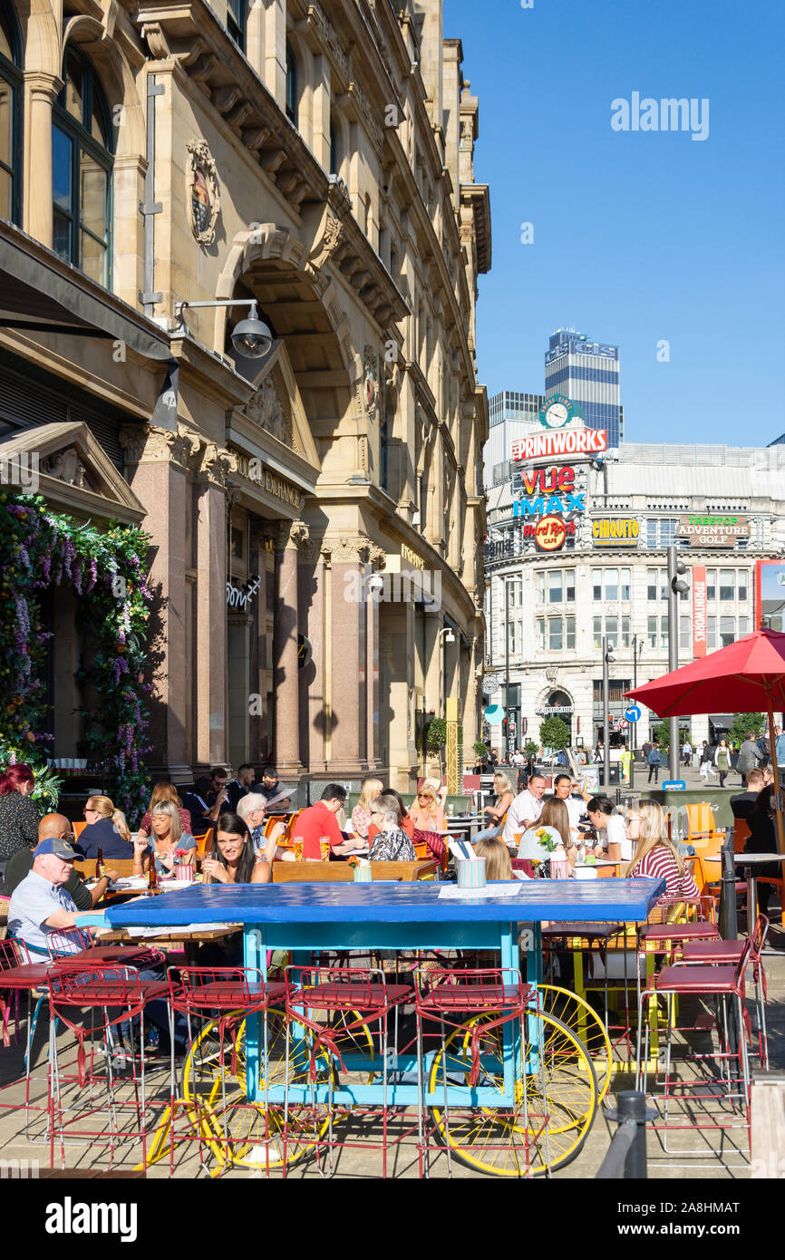 Live Music and Dining in Exchange Square, Manchester