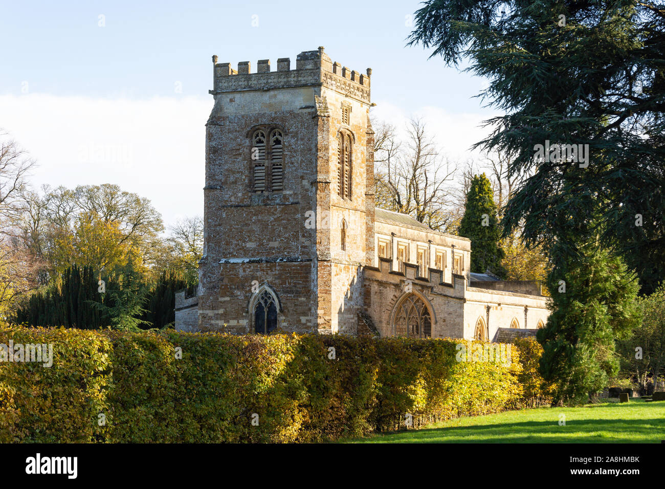 Saint Michaels Church, New Road, Great Tew, Oxfordshire, England, United Kingdom Stock Photo