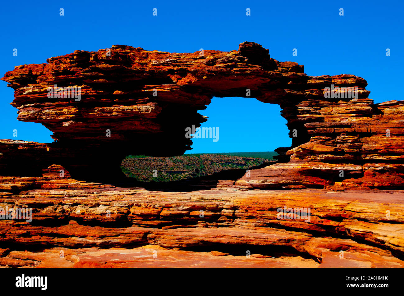 Nature's Window - Kalbarri National Park - Australia Stock Photo