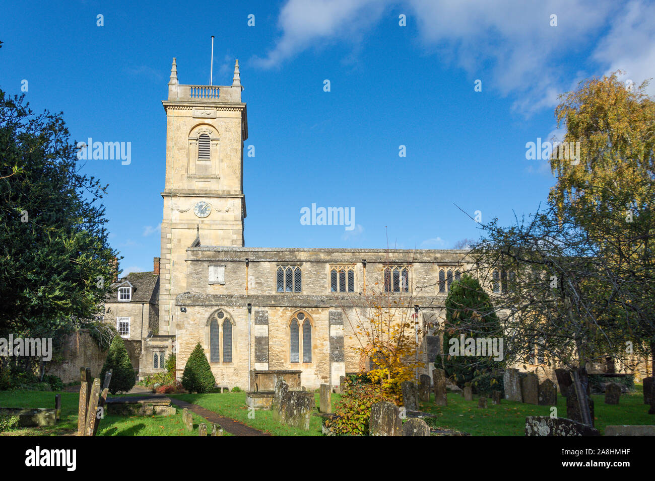 St Mary's Church, Park Street, Woodstock, Oxfordshire, England, United Kingdom Stock Photo