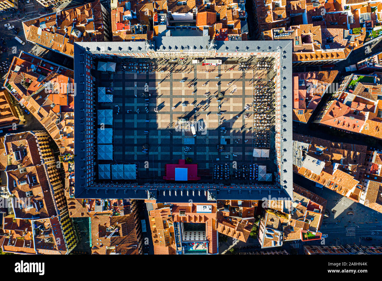 Plaza Mayor, Madrid, Spain Stock Photo