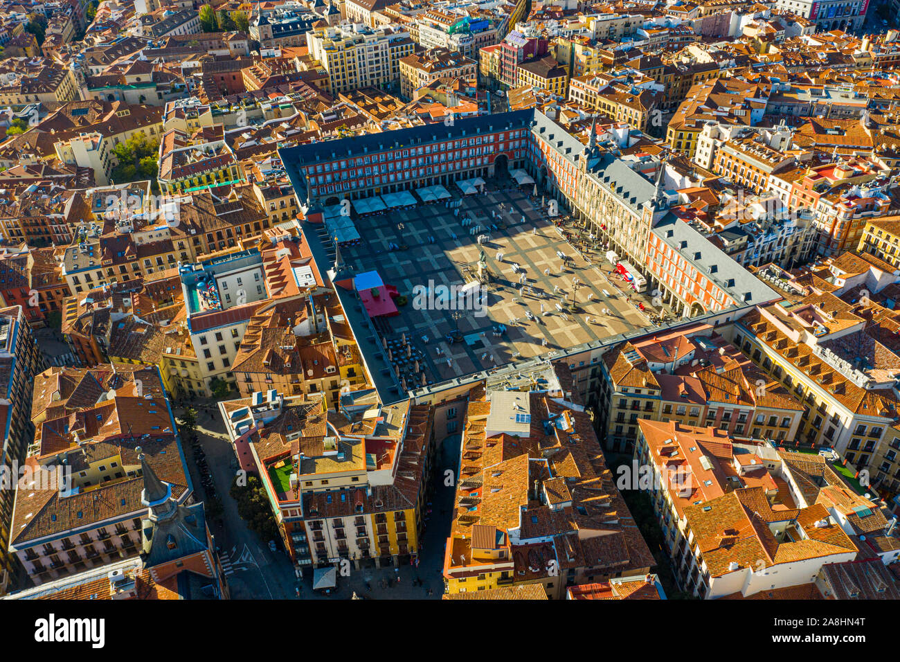 Plaza Mayor, Madrid, Spain Stock Photo