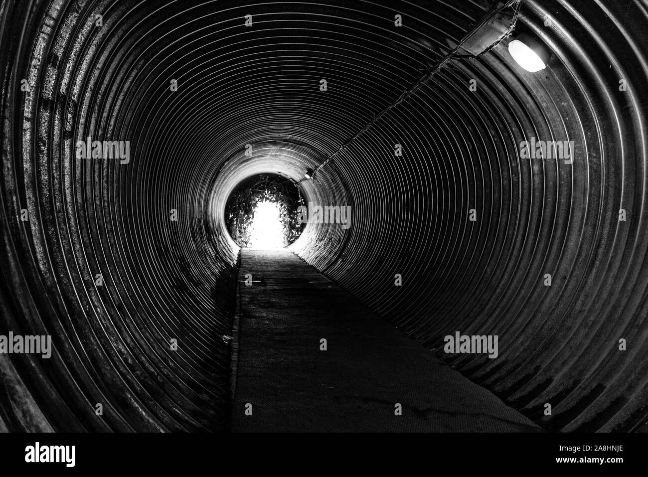 Kelvedon hatch secret nuclear bunker, built in the Cold War as a facility to hide and rebuild ...