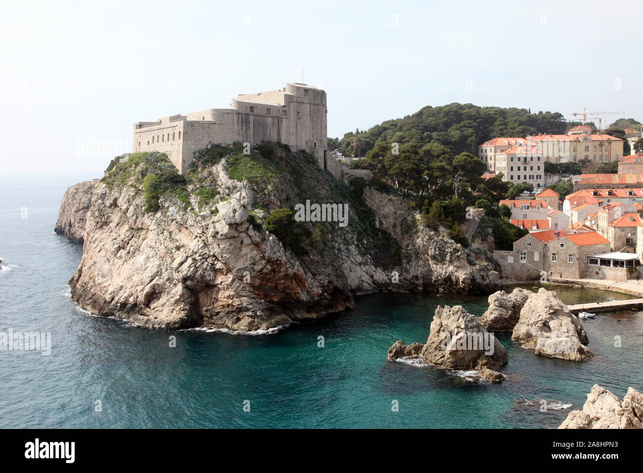 Fort Lovrijenac, Dubrovnik Stock Photo - Alamy