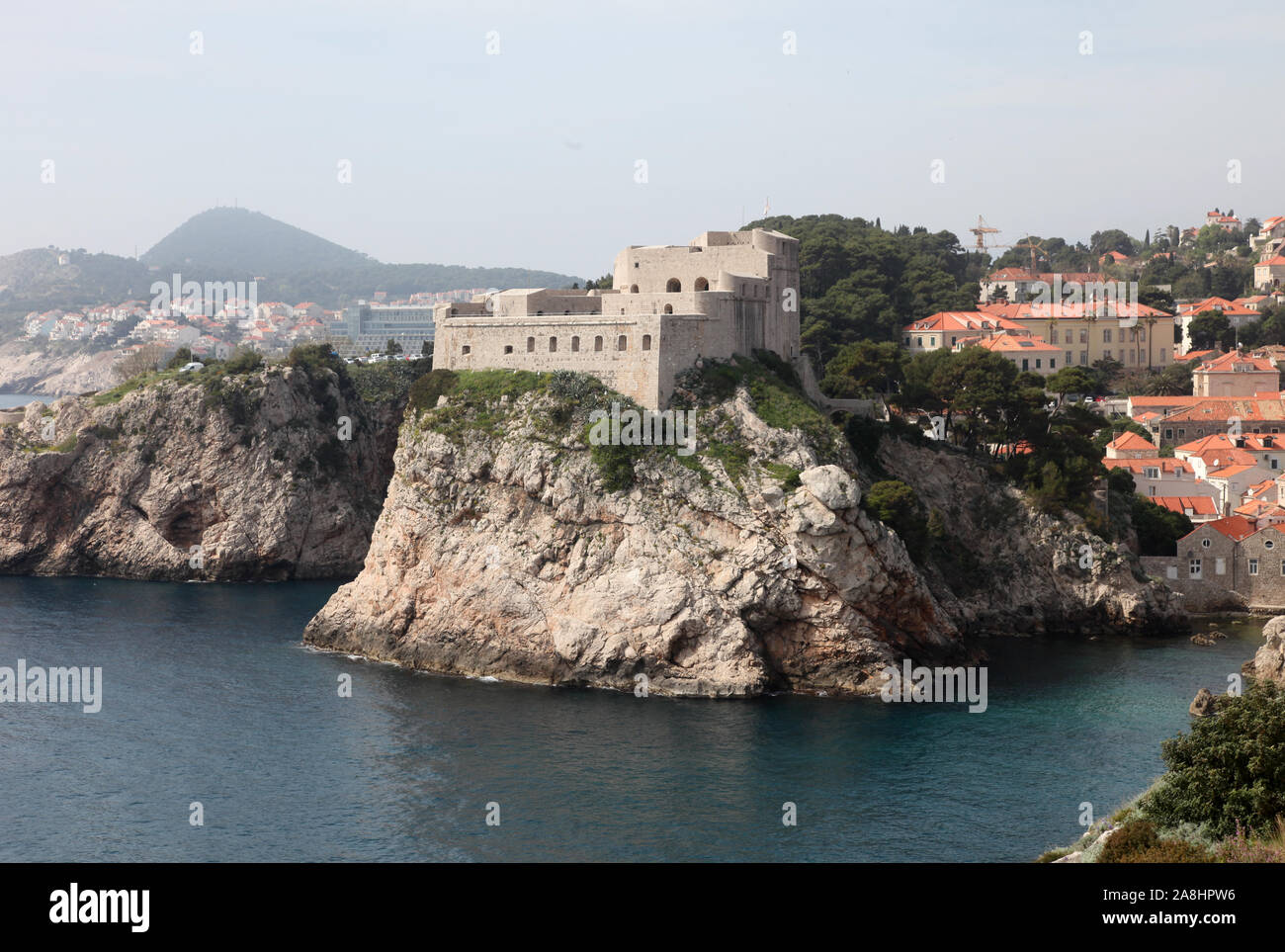Fort Lovrijenac, Dubrovnik Stock Photo - Alamy