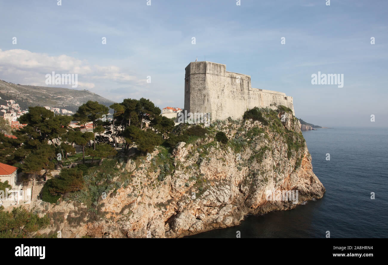Lovrijenac dubrovnik hi-res stock photography and images - Alamy