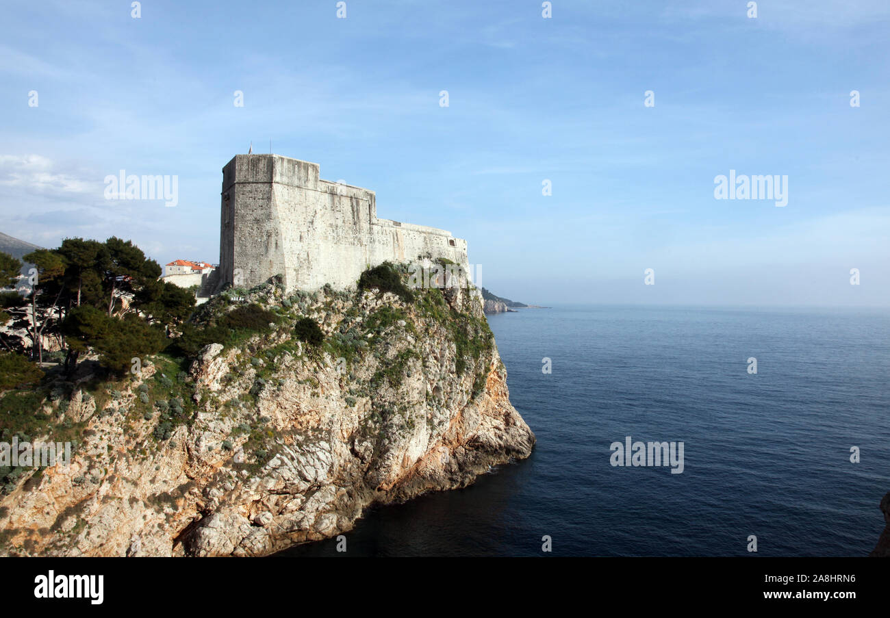 Medieval dubrovnik castle hi-res stock photography and images - Alamy