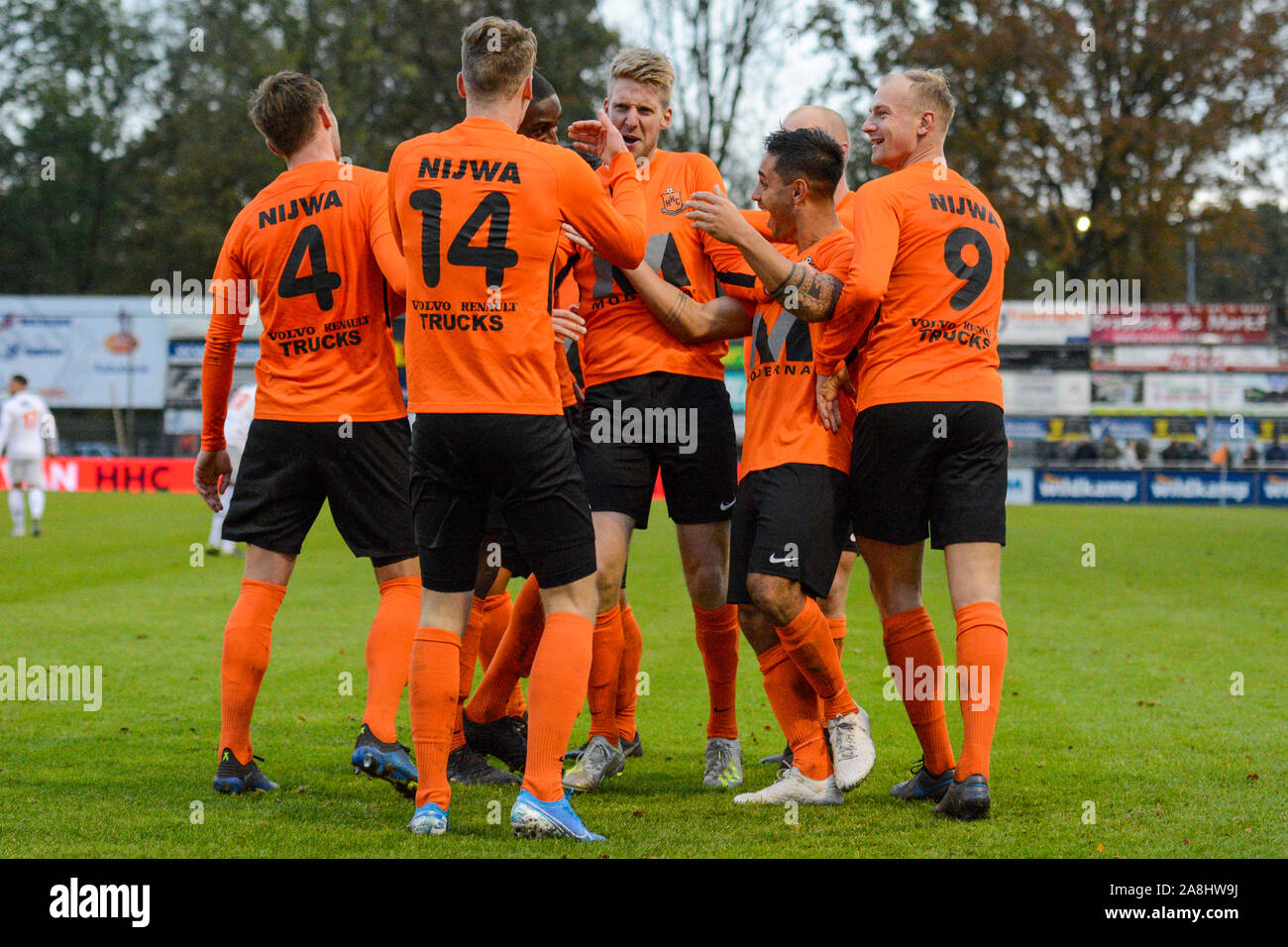 Hardenberg, Netherlands. 09th Nov, 2019. HARDENBERG, 9112019 Sportpark de Boshoek, Dutch