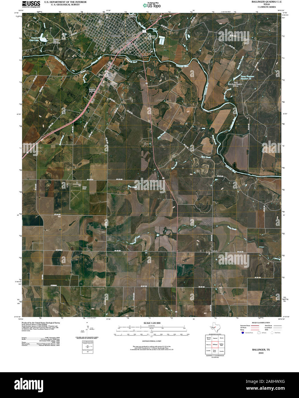 Ballinger map hires stock photography and images Alamy