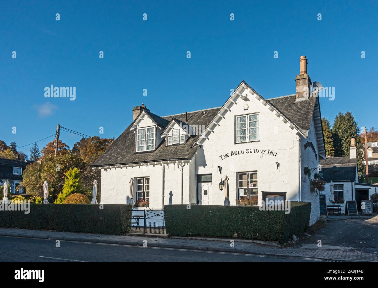 The Auld Smiddy Inn in Pitlochry Perth and Kinross Scotland uk Stock