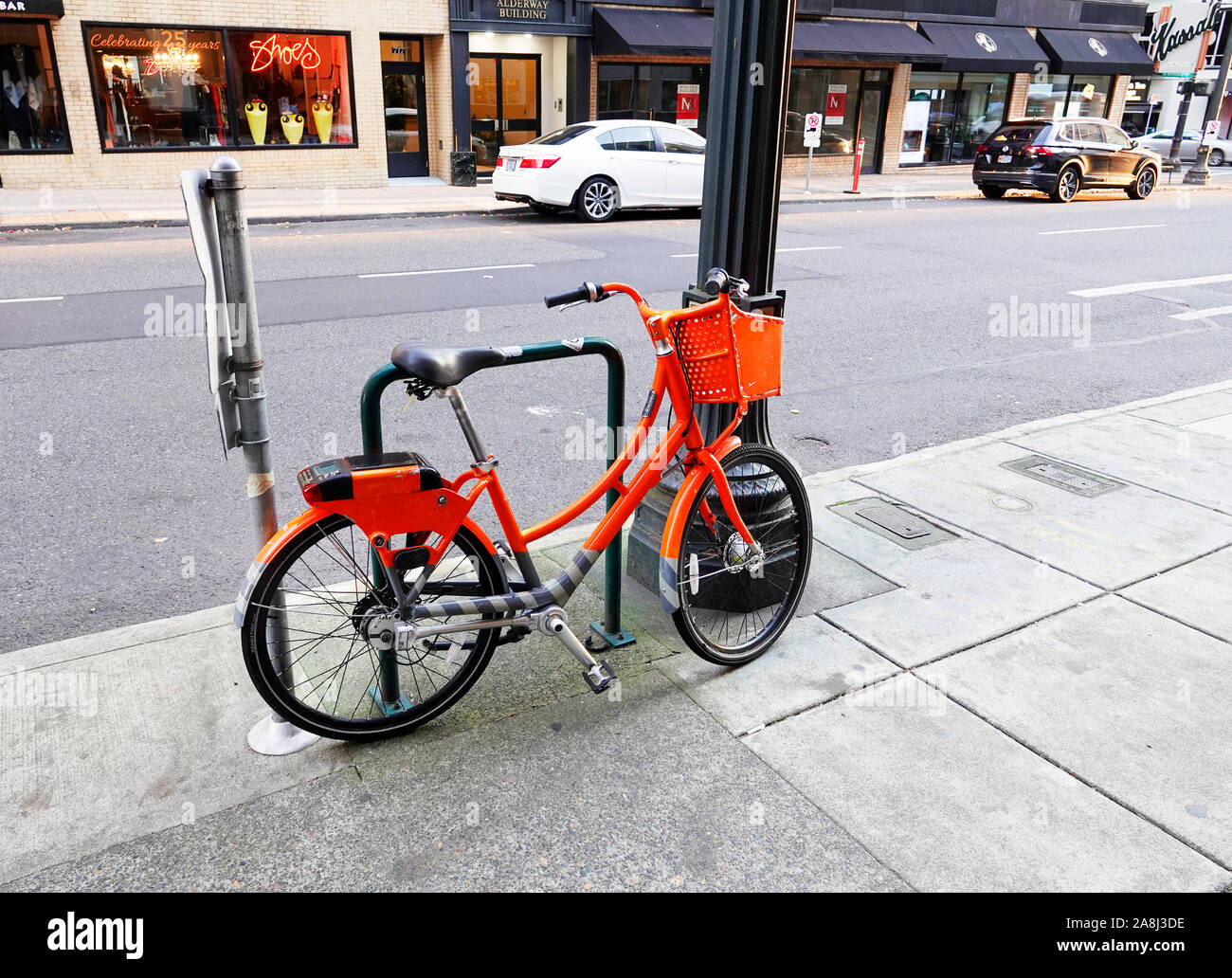 Shared bicycles and shared Electric scooters are in common usage in