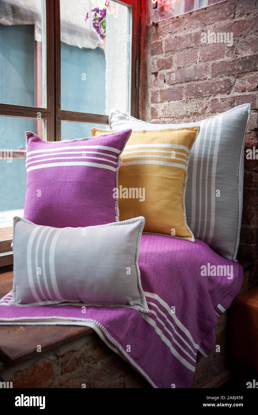 Colorful Pillows Stock Photo