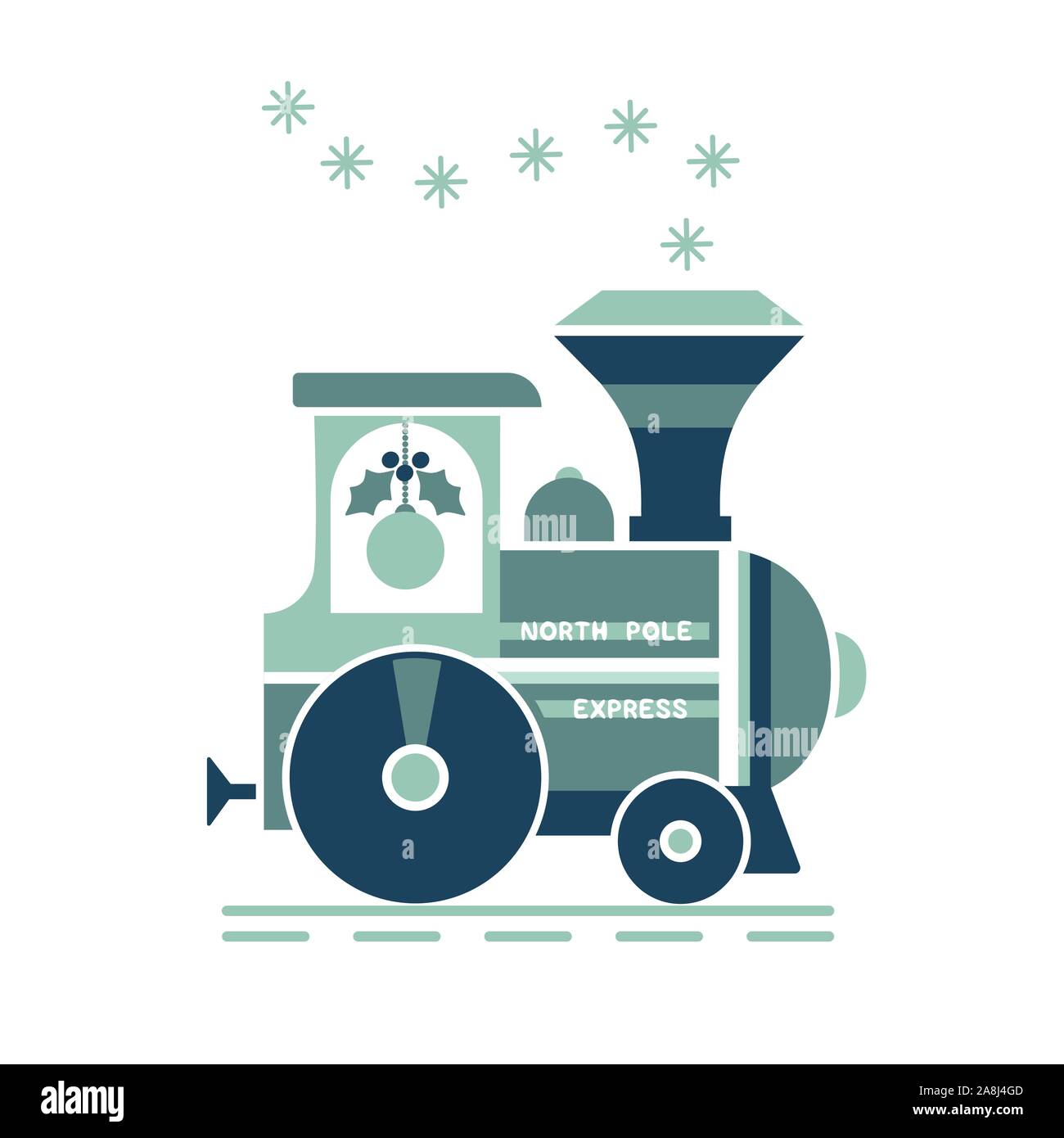 happy holiday express train