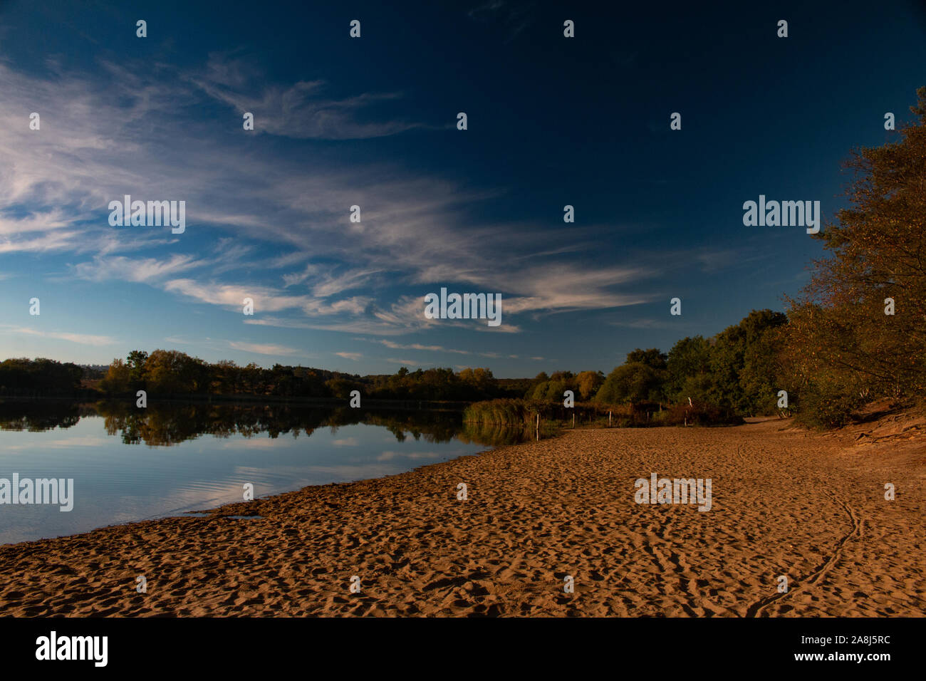 Little Pond Beach Stock Photo Alamy