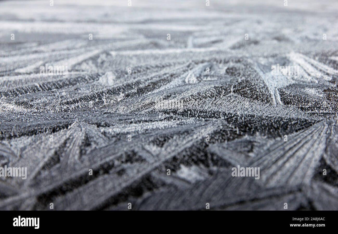 frost patterns Stock Photo
