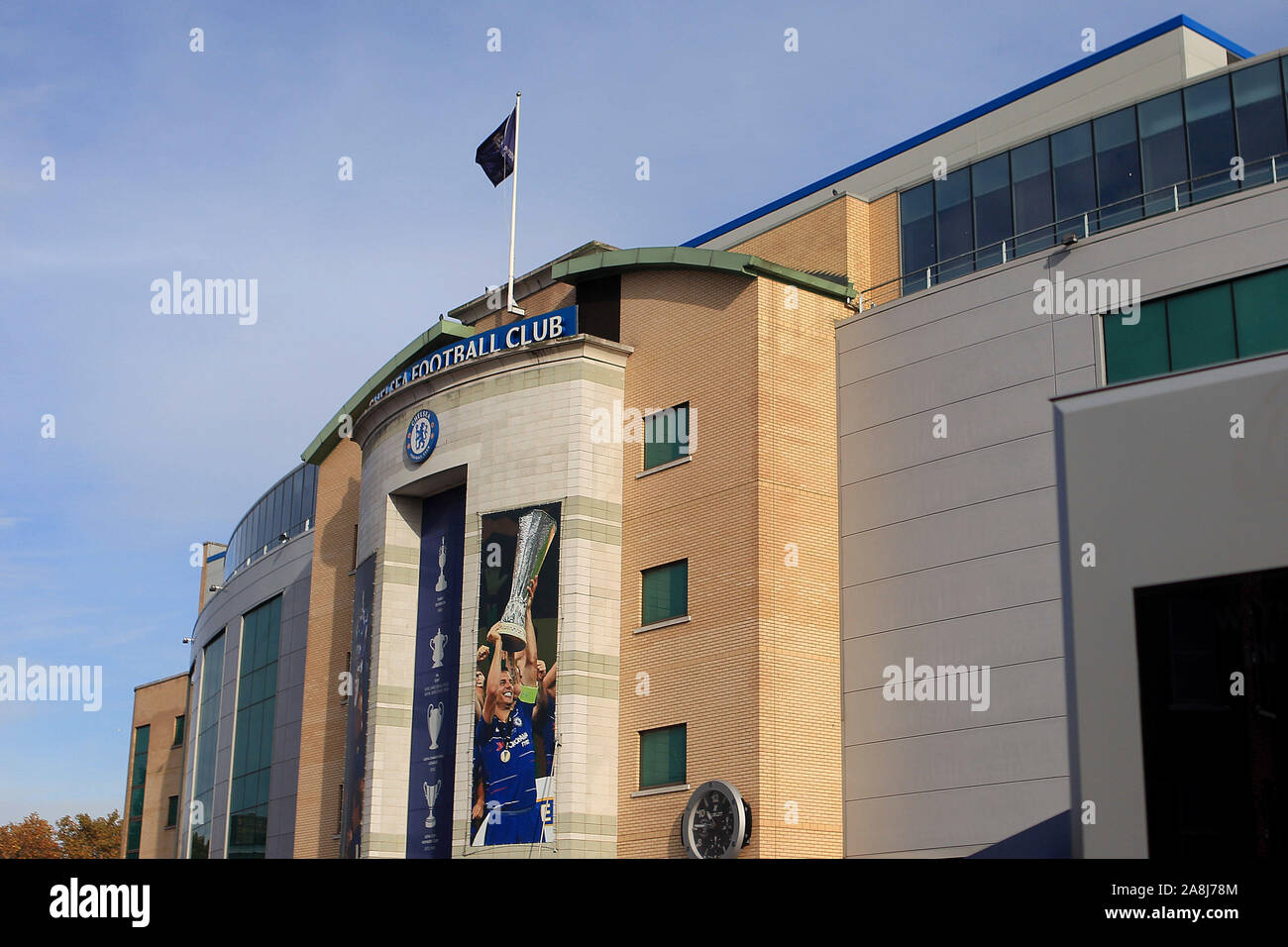 London Uk 09th Nov 2019 General View Outside The Stamford Bridge Stadium Prior To Kick Off