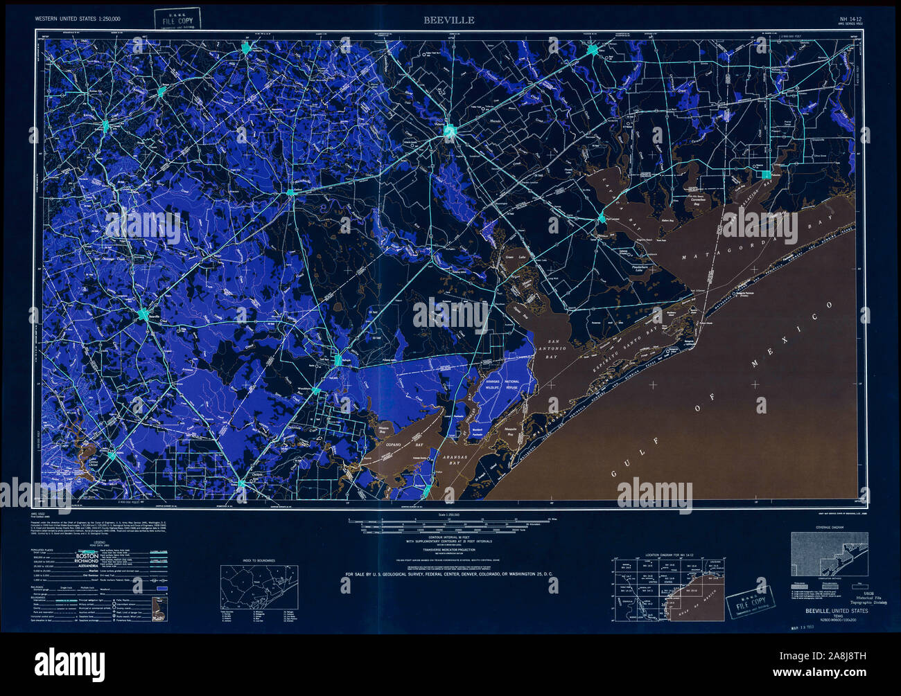 Map of beeville texas hires stock photography and images Alamy