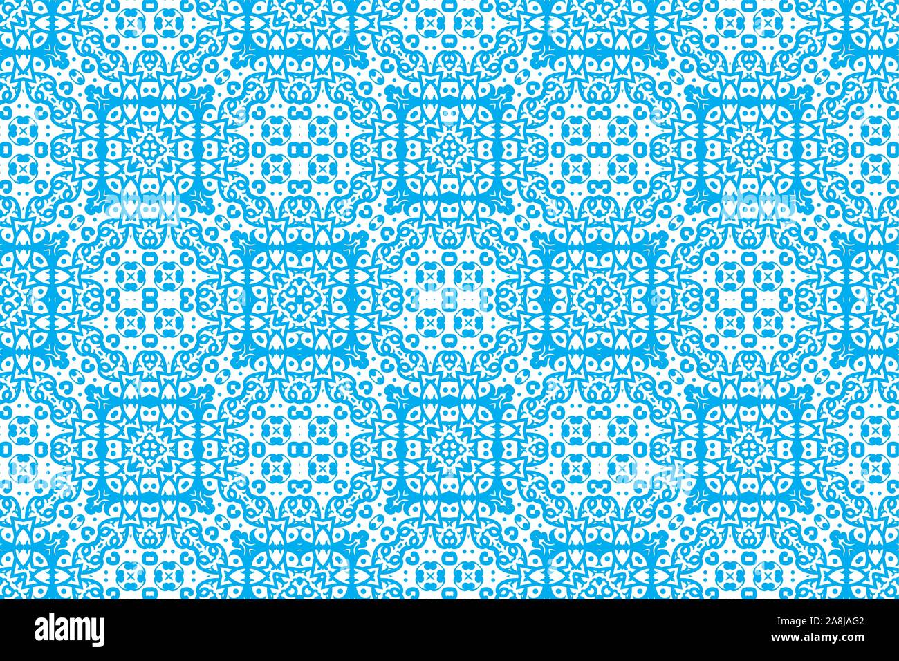 Portuguese azulejo tiles. Encaustic seamless patterns, prints Stock Vector