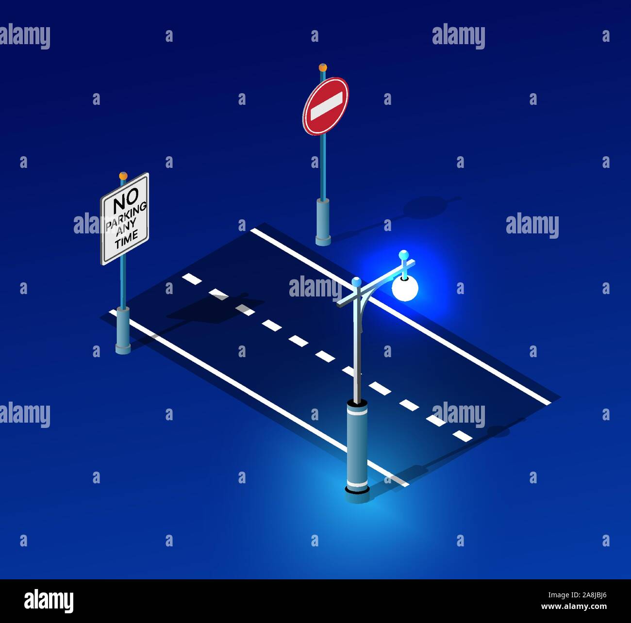 Isometric night light lighting Stock Vector Image & Art Alamy
