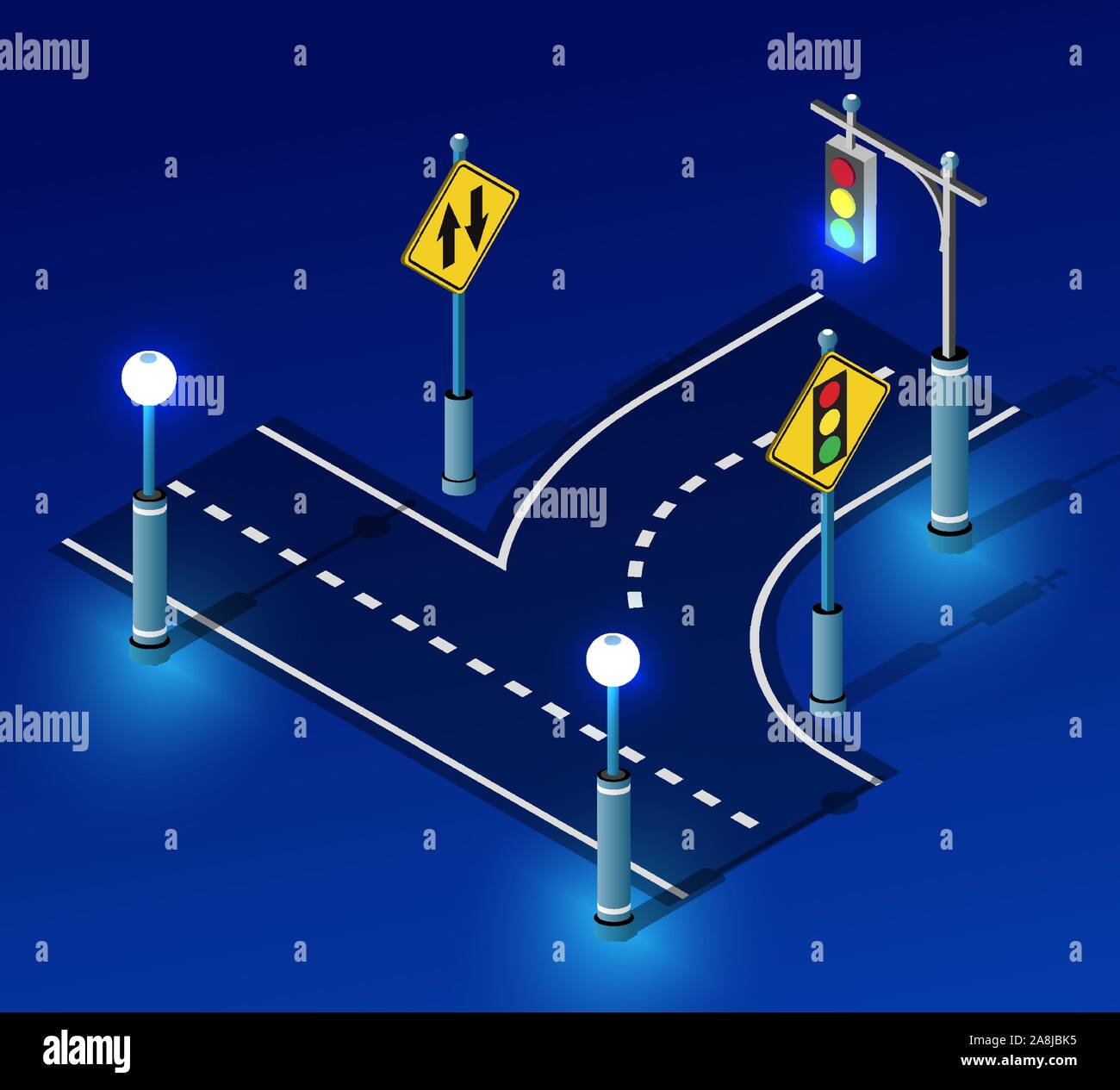 Isometric night light lighting Stock Vector Image & Art Alamy