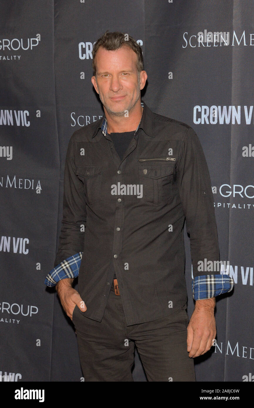 NEW YORK, NY - NOVEMBER 06: Actor Thomas Jane attends the 'Crown Vic' New York screening at Village East Cinema on November 06, 2019 in New York City. Stock Photo
