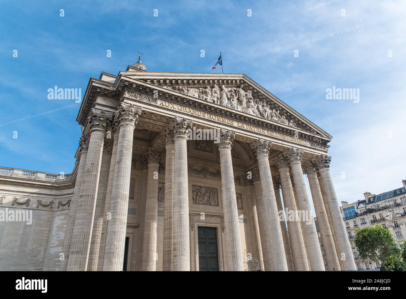 Paris, the Pantheon, in the Quartier latin Stock Photo