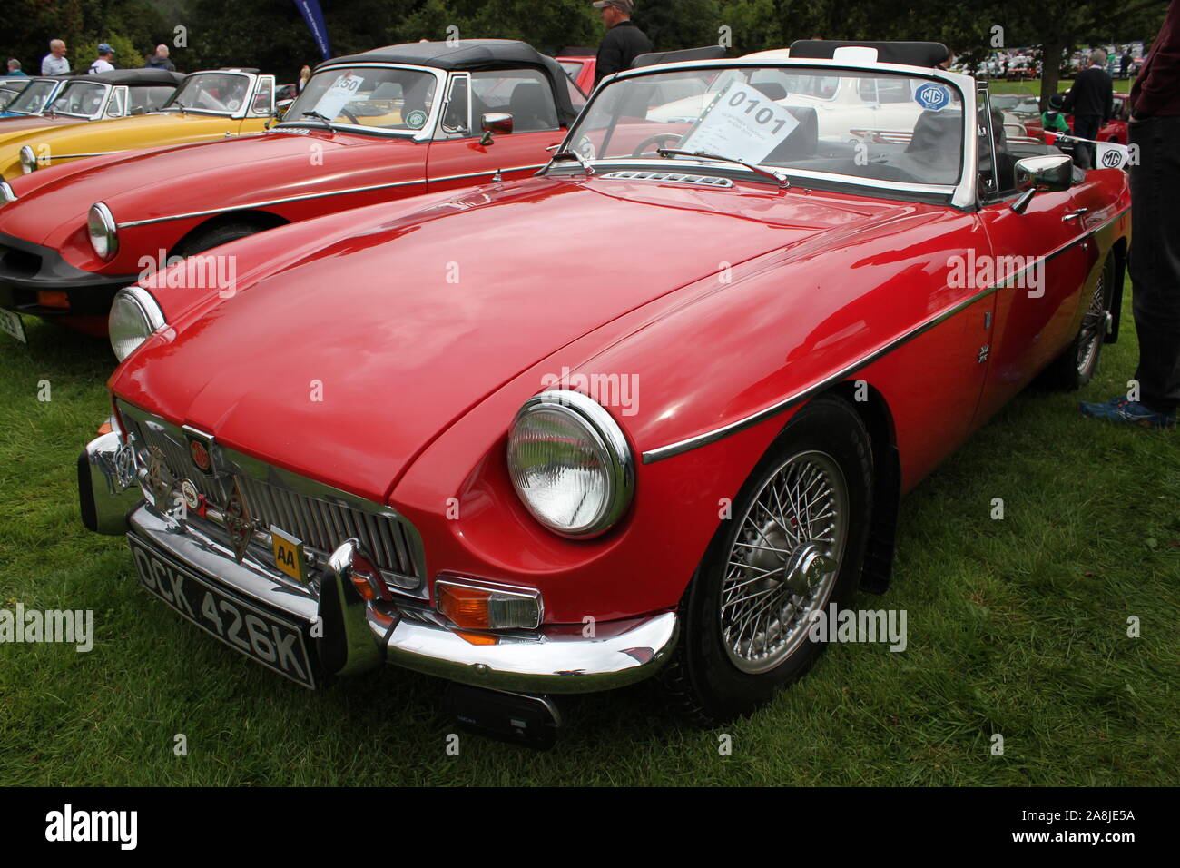 Red 1971 MGB Roadster At Kilbroney Vintage Show 2019 Stock Photo - Alamy