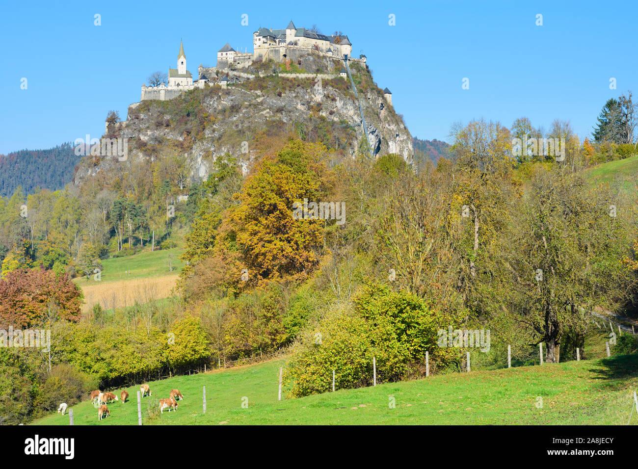 Sankt am Längsee Hochosterwitz Castle in Austria, Kärnten