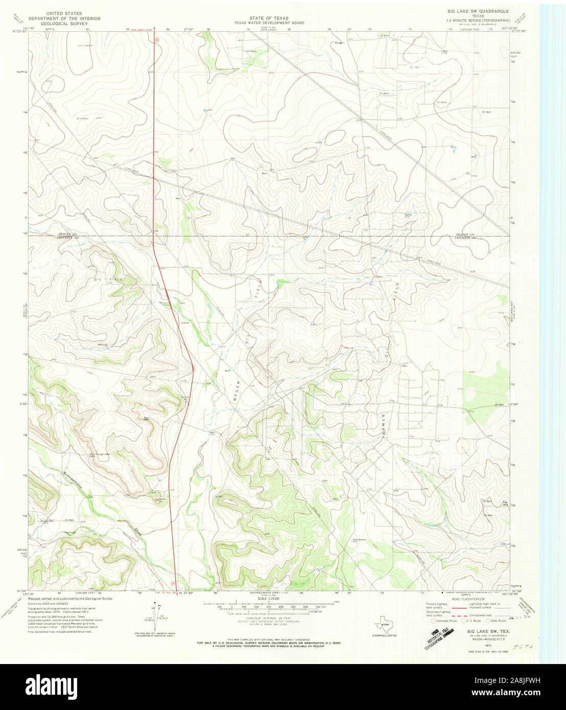 Map of big lake texas hires stock photography and images Alamy