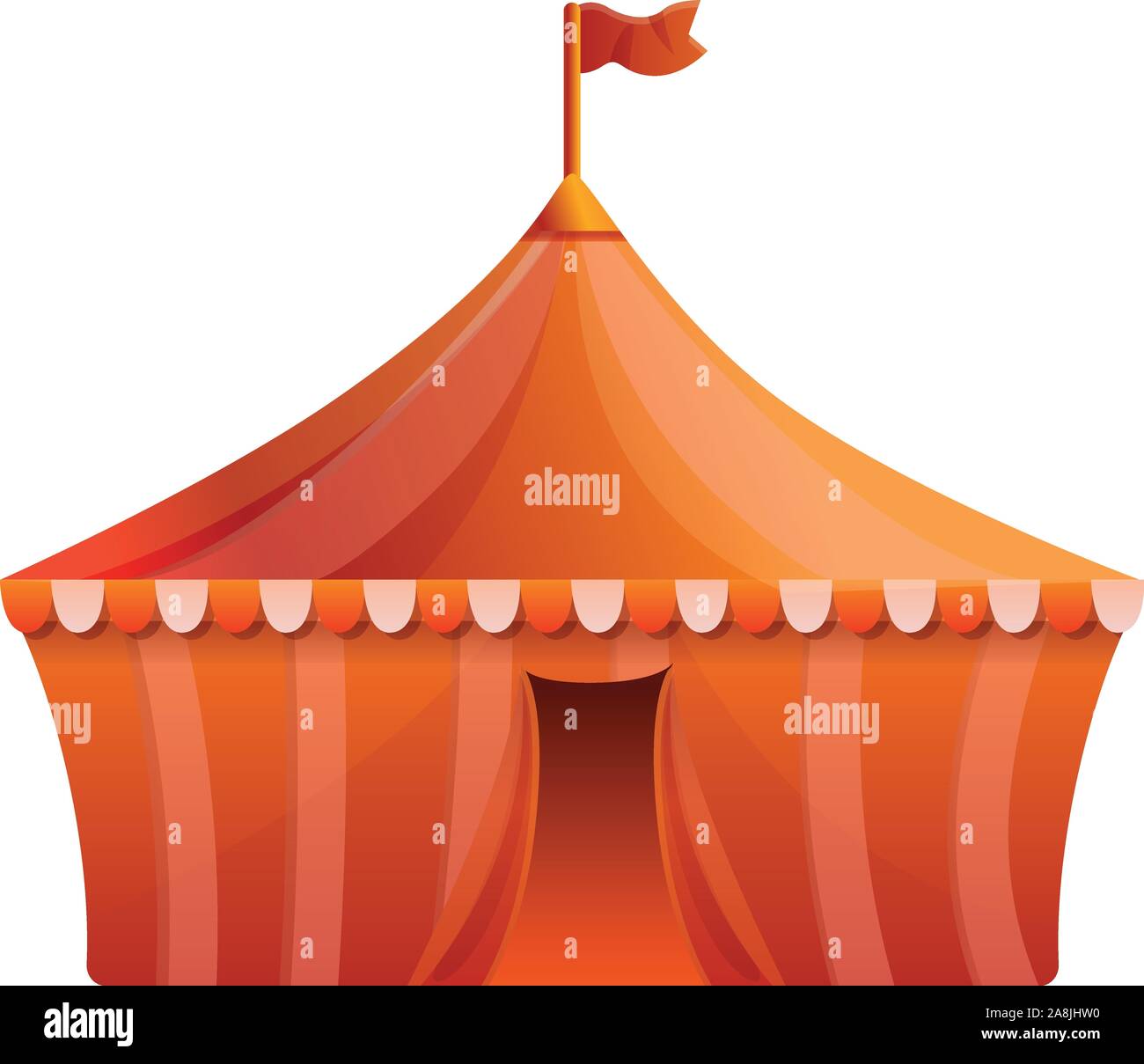 Circus icon. Cartoon of circus vector icon for web design isolated on ...