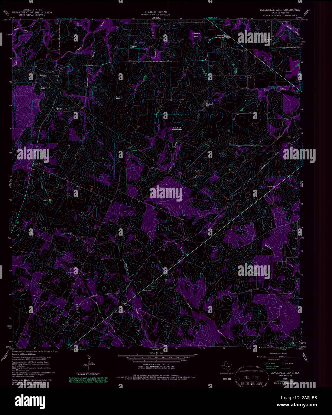 Blackwell texas map hires stock photography and images Alamy