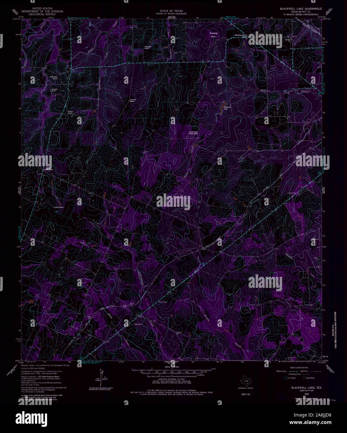 Blackwell texas map hires stock photography and images Alamy