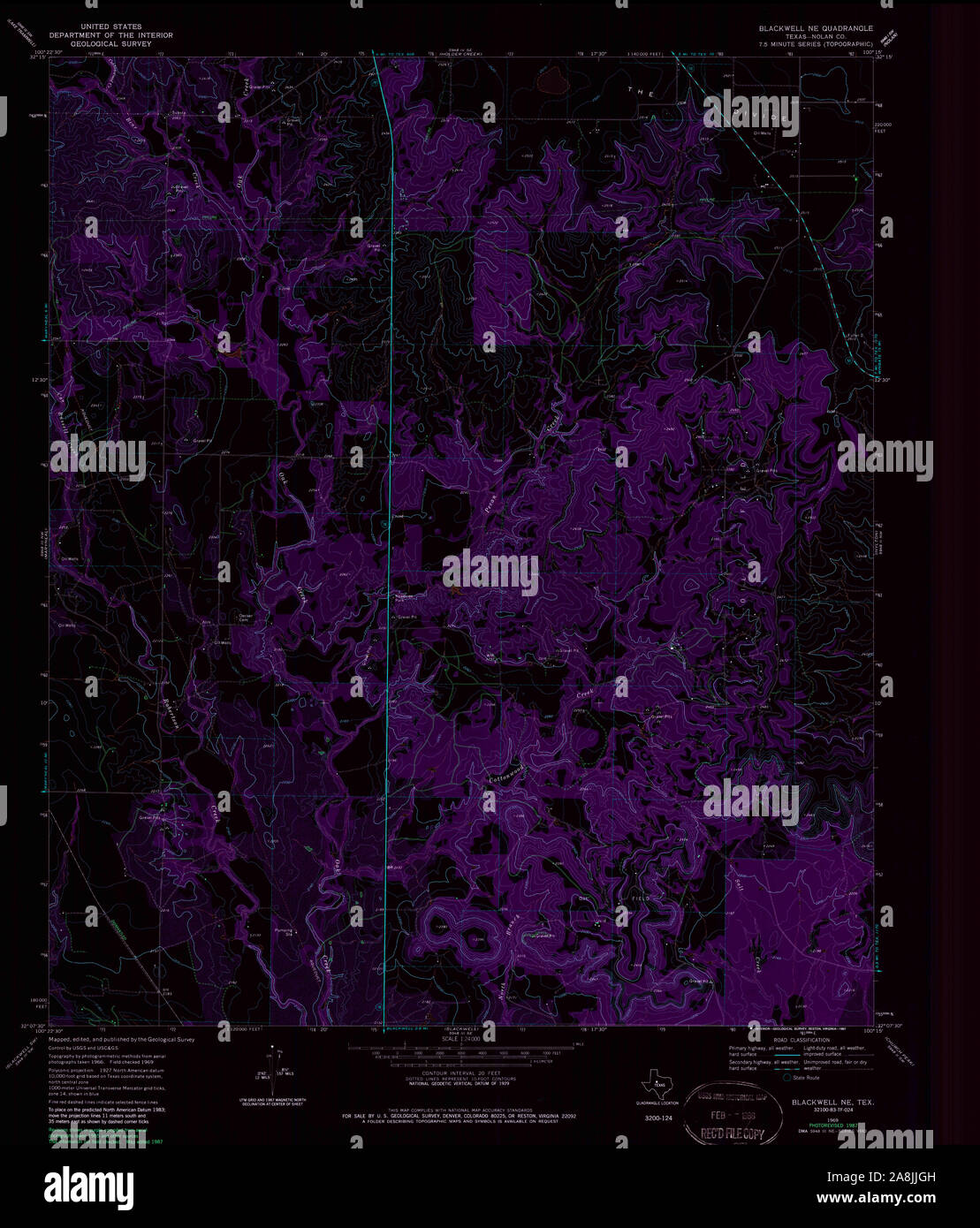 Blackwell texas map hires stock photography and images Alamy