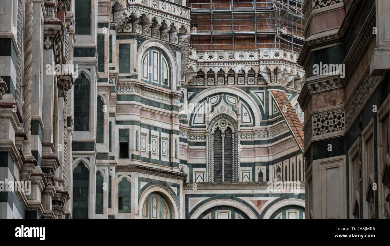 The Duomo - Cathedral of Santa Maria del Fiore in Florence Stock Photo