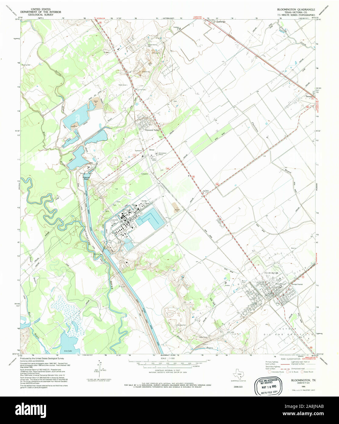 Map of bloomington texas hires stock photography and images Alamy