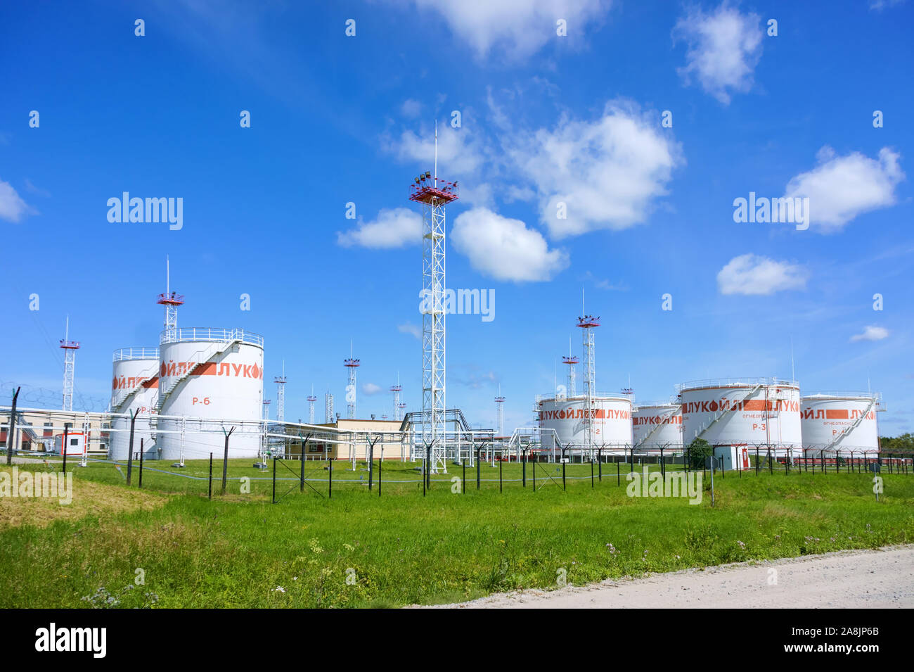 oil plant installations, oil refinery complex, LUKOIL, oil company