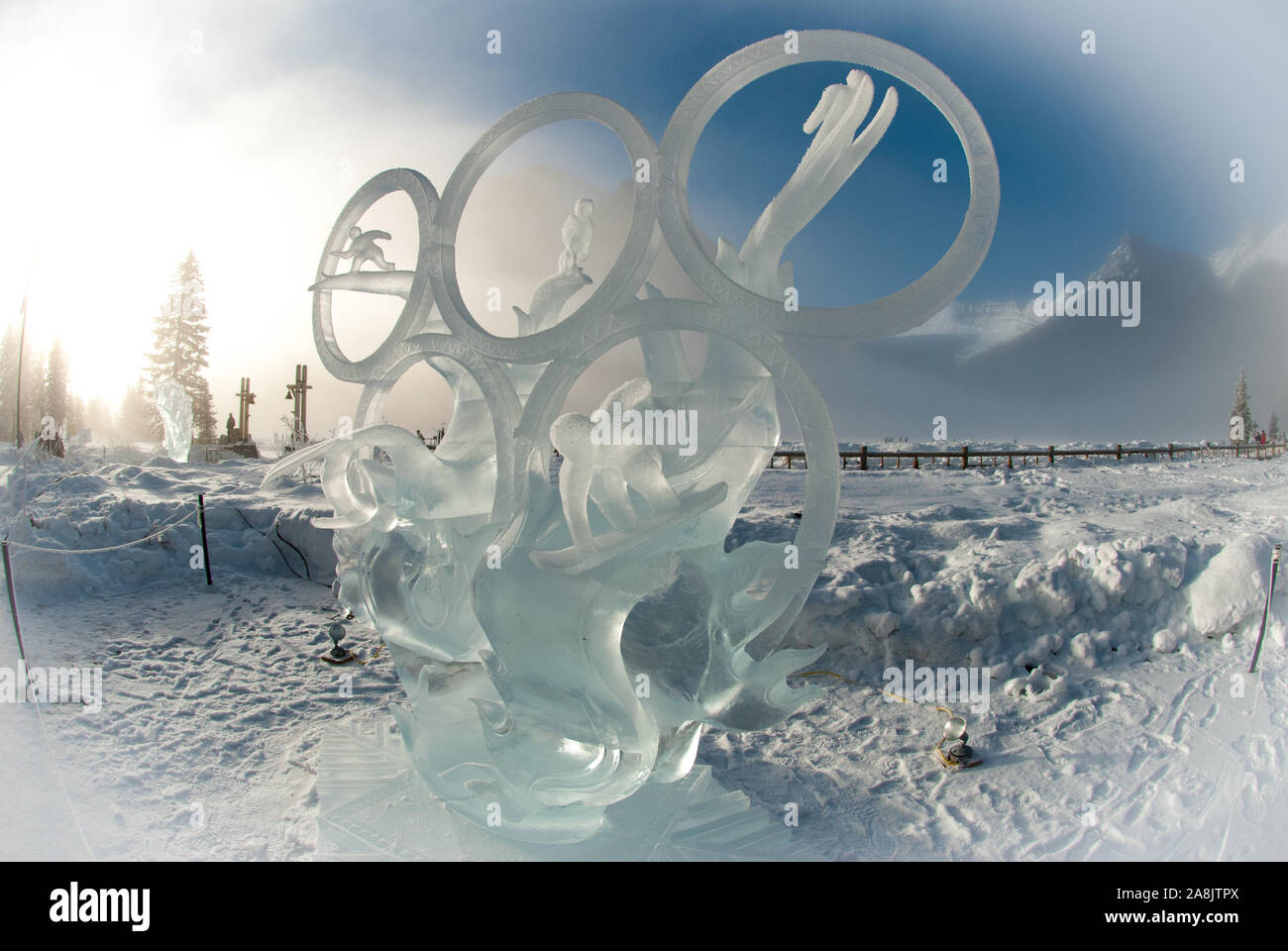 2014 Ice Sculpture at Lake Louise Ice Magic Festival, Lake Louise ...