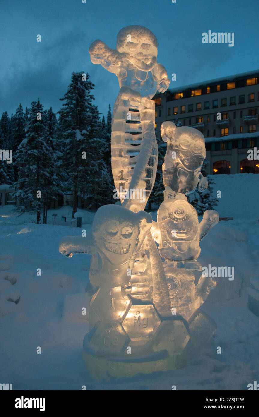 2016 Ice Sculpture at Lake Louise Ice Magic Festival, Lake Louise ...