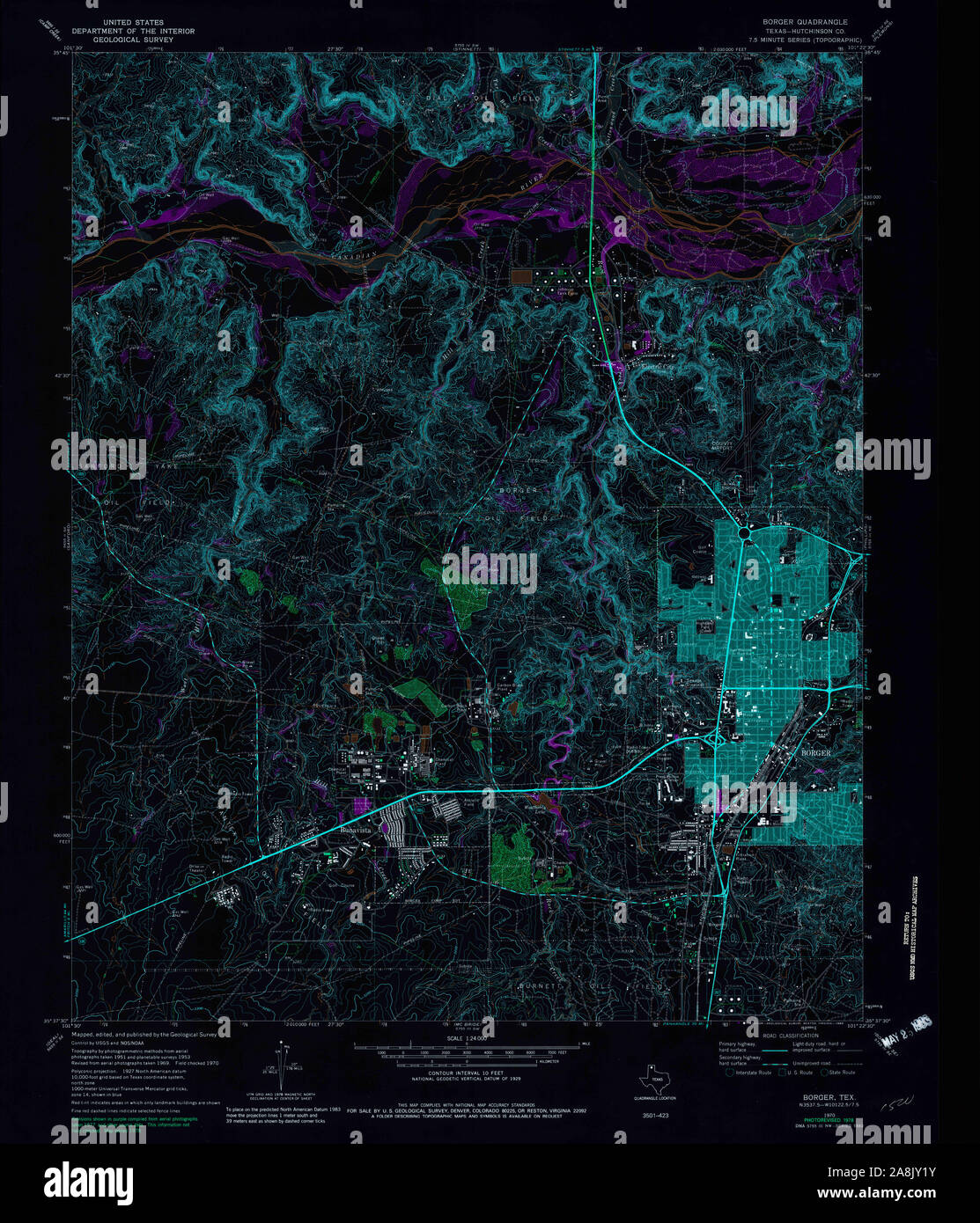 Map of texas hires stock photography and images Alamy