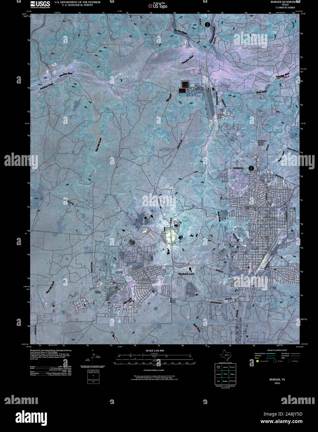 Map of texas hires stock photography and images Alamy