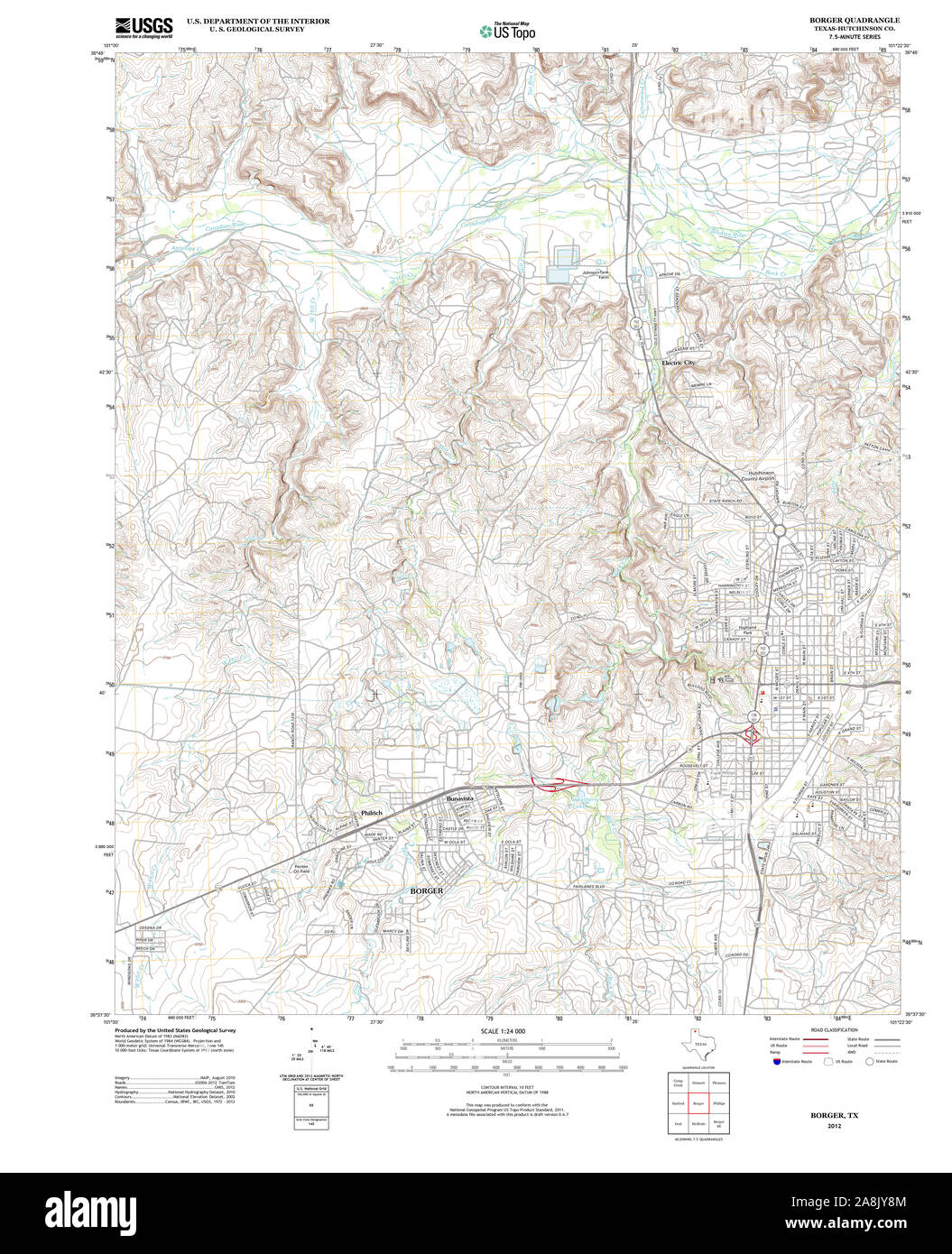 texas map hires stock photography and images Alamy