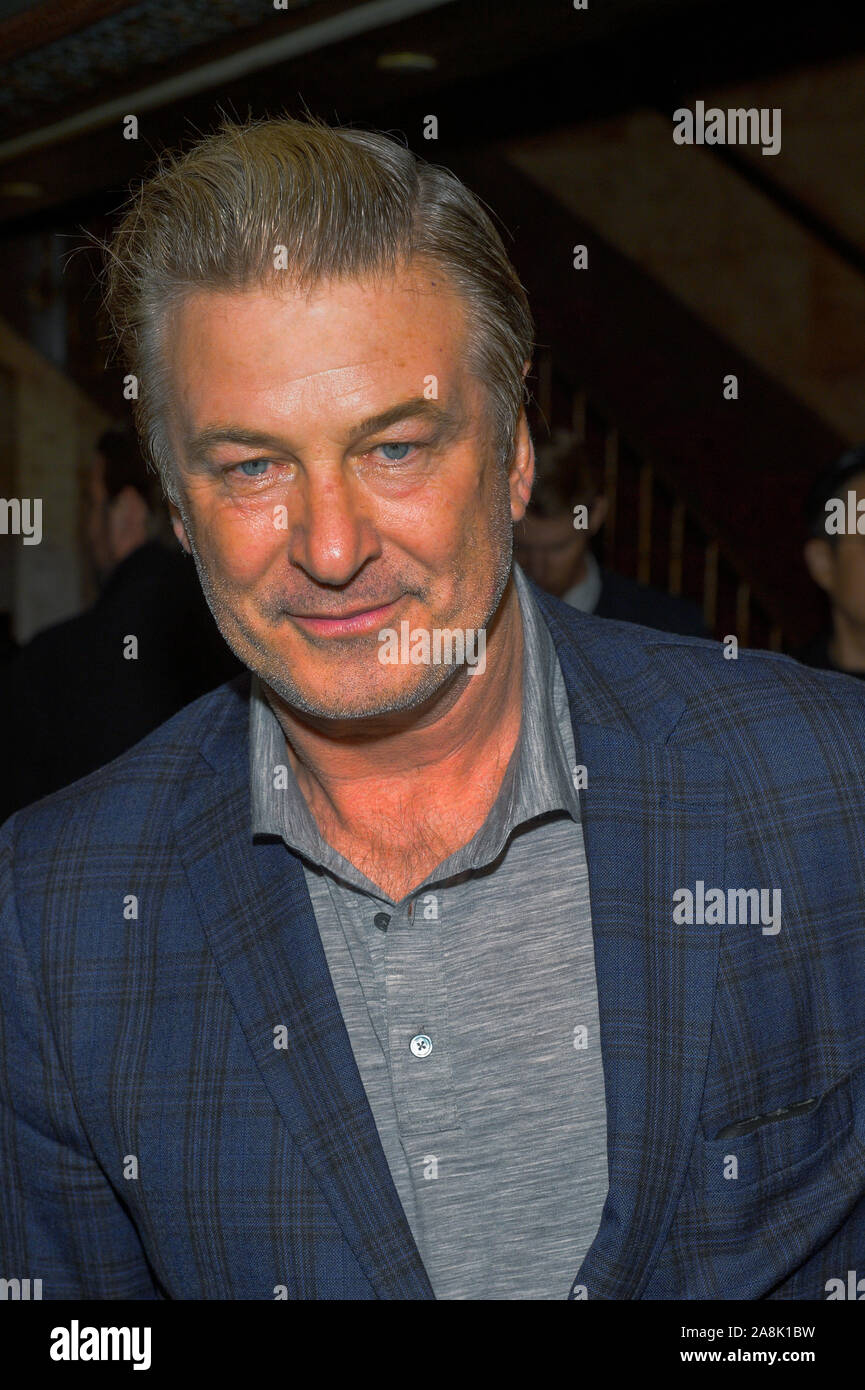 Alec Baldwin attends the Crown Vic screening at Village East Cinema in New York City. Stock Photo