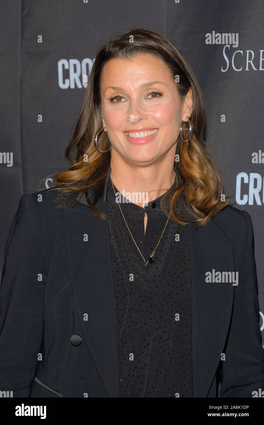 Actress Bridget Moynahan attends the Crown Vic screening at Village East Cinema in New York City. Stock Photo