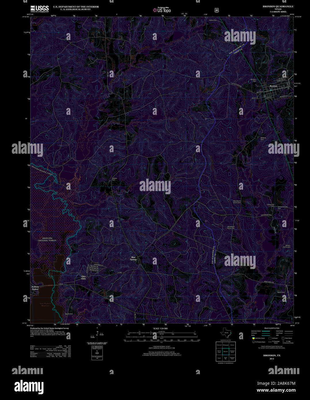 Bronson map hires stock photography and images Alamy