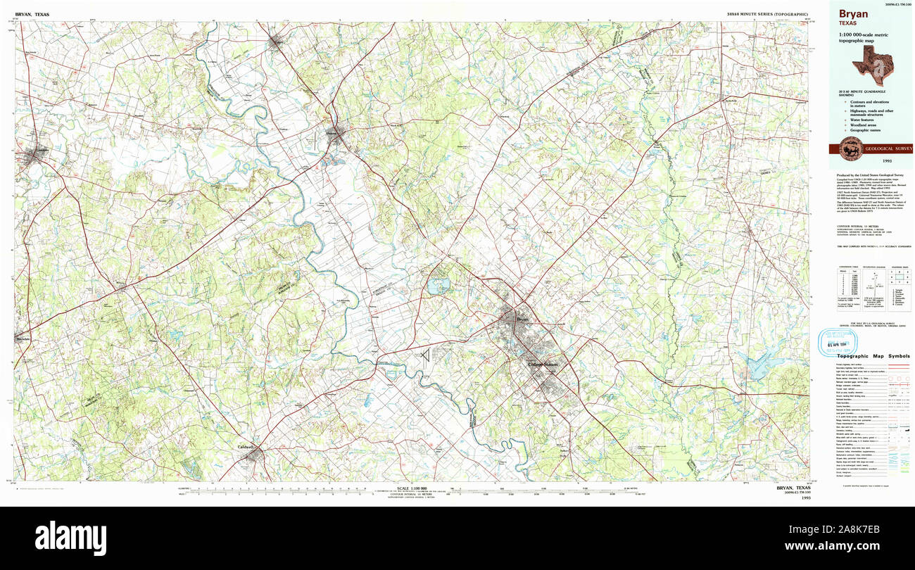 Bryan texas map Cut Out Stock Images & Pictures Alamy