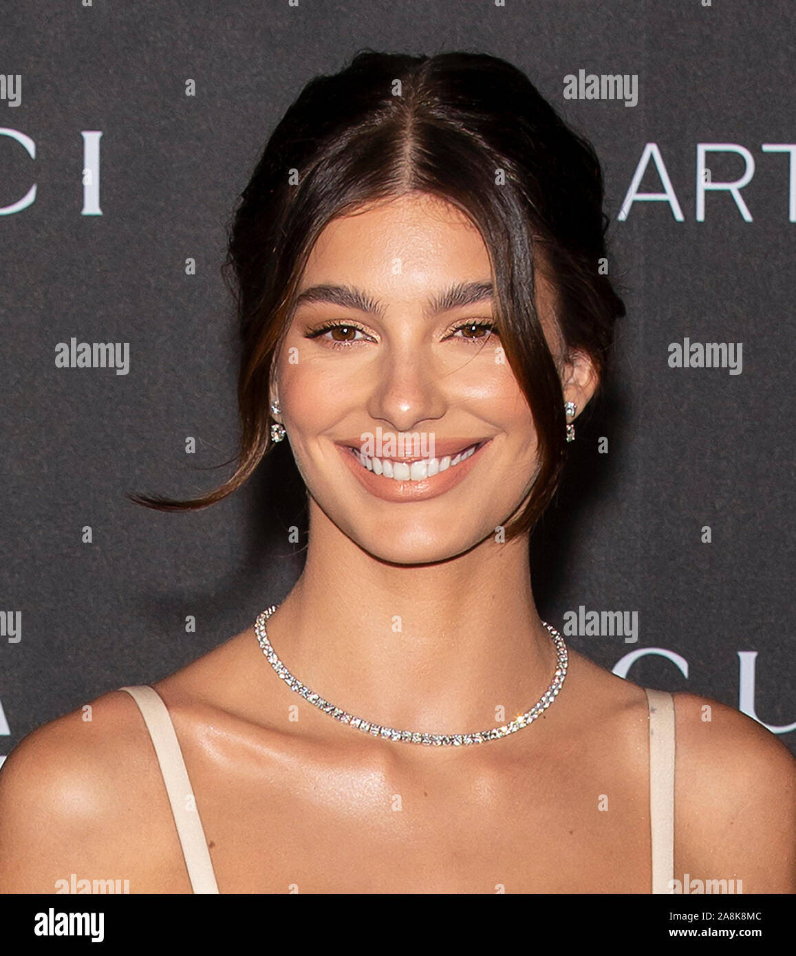 Los Angeles, California - November 02, 2019: Camila Morrone arrives at