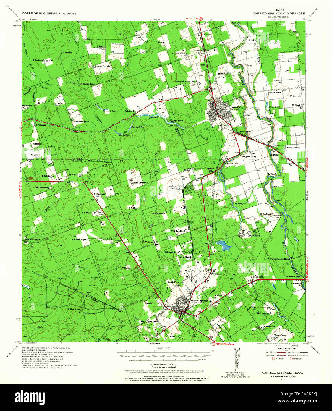 Carrizo springs map hires stock photography and images Alamy